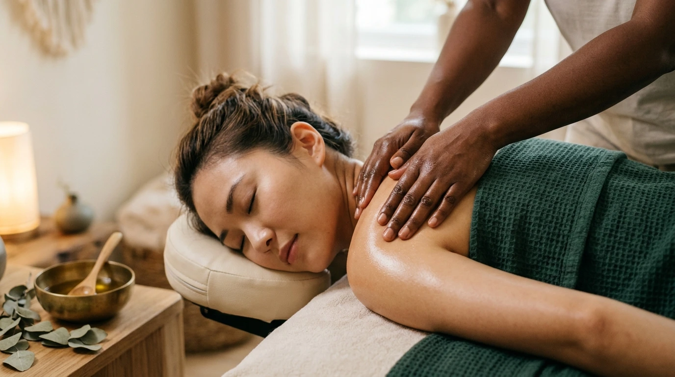 Soin de massage relaxant